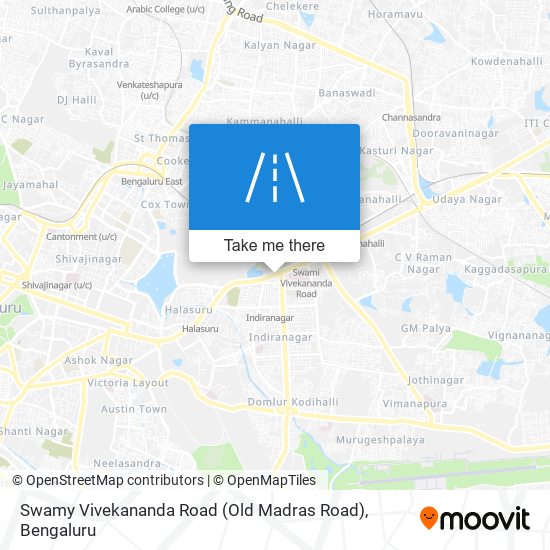 Swamy Vivekananda Road (Old Madras Road) map