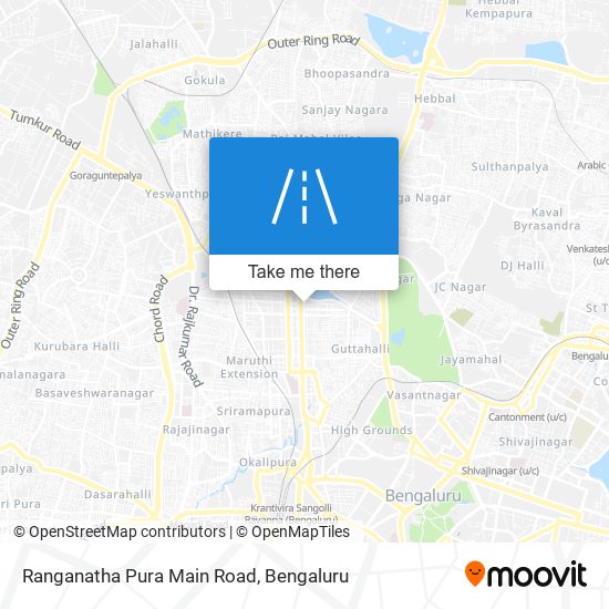 Ranganatha Pura Main Road map