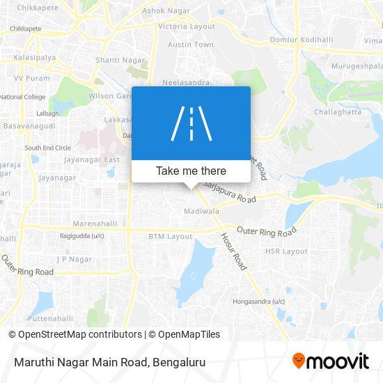 Maruthi Nagar Main Road map