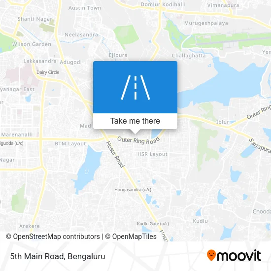5th Main Road map
