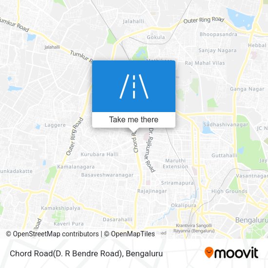 Chord Road(D. R Bendre Road) map
