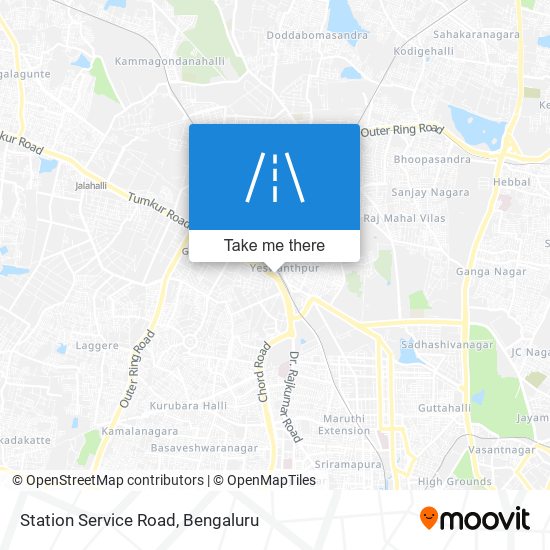 Station Service Road map