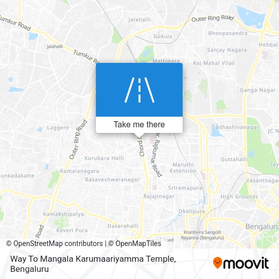 Way To Mangala Karumaariyamma Temple map