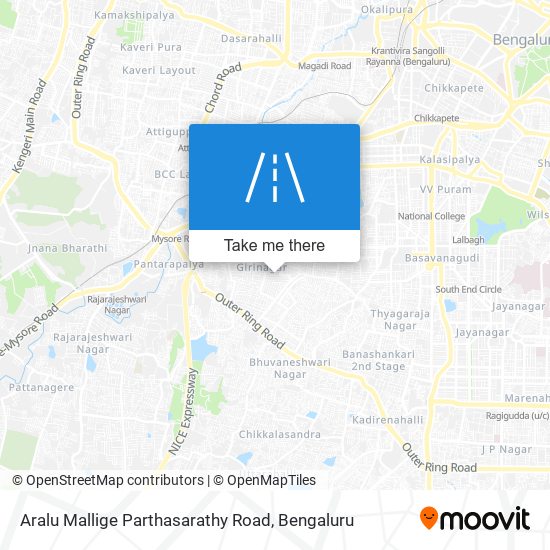 Aralu Mallige Parthasarathy Road map