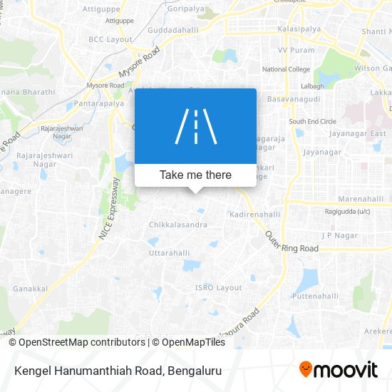 Kengel Hanumanthiah Road map