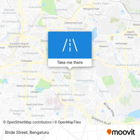 Bride Street map