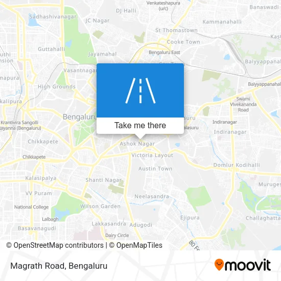 Magrath Road map