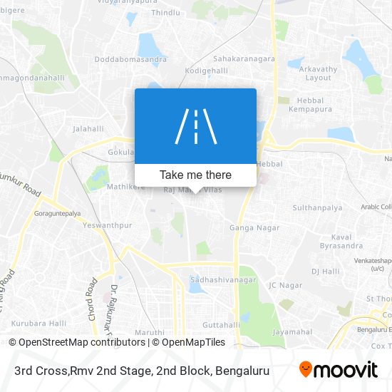 3rd Cross,Rmv 2nd Stage, 2nd Block map