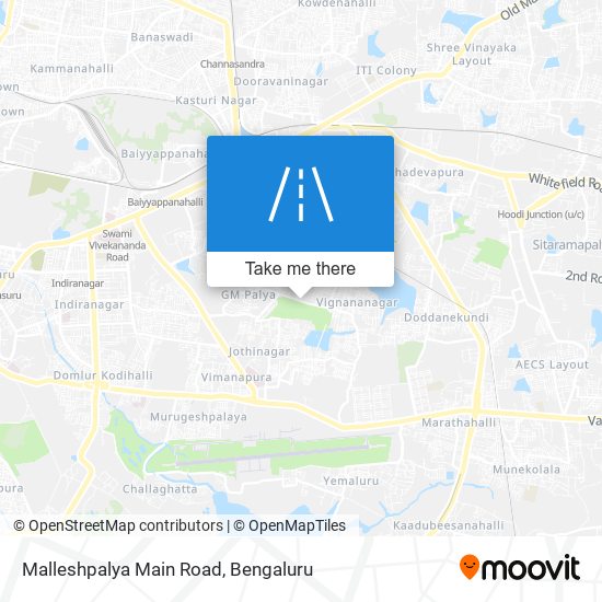 Malleshpalya Main Road map