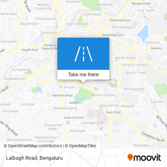 Lalbagh Road map