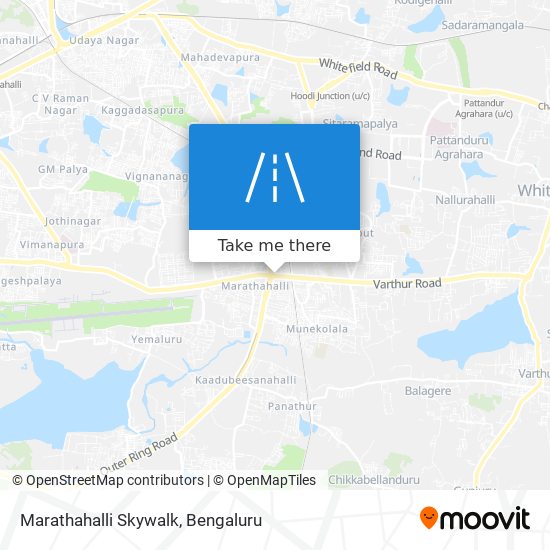 Marathahalli Skywalk map