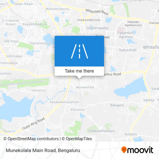 Munekolala Main Road map