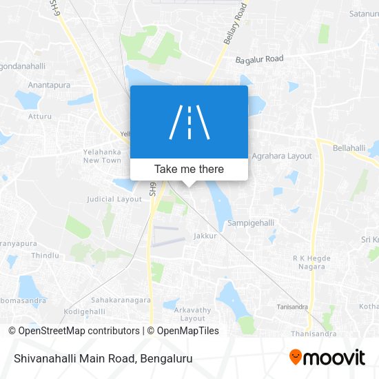 Shivanahalli Main Road map