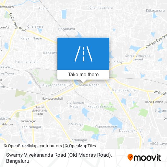 Swamy Vivekananda Road (Old Madras Road) map