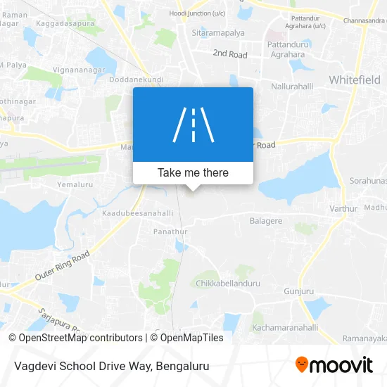 Vagdevi School Drive Way map