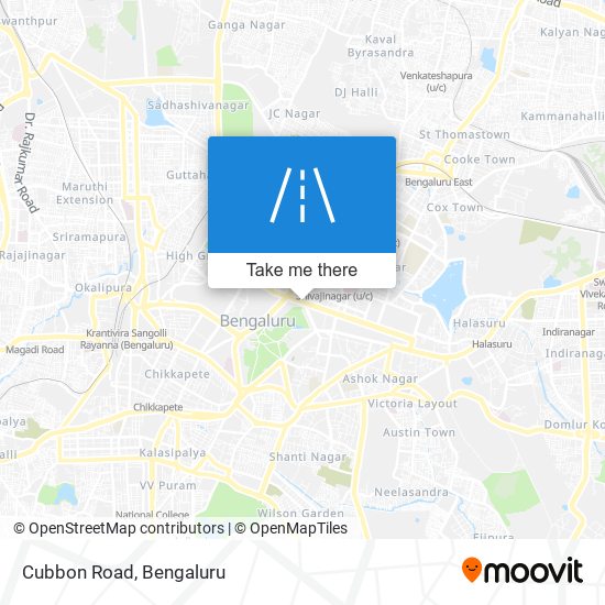 Cubbon Road map