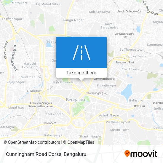 Cunningham Road Corss map