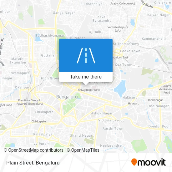 Plain Street map