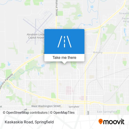 Mapa de Kaskaskia Road