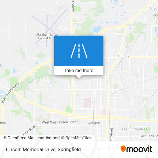 Lincoln Memorial Drive map