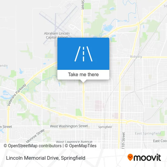 Lincoln Memorial Drive map