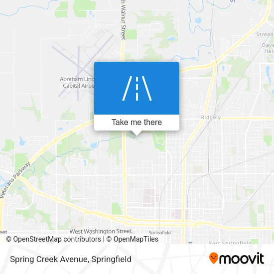 Spring Creek Avenue map