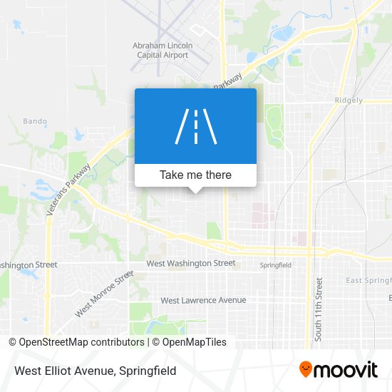 West Elliot Avenue map