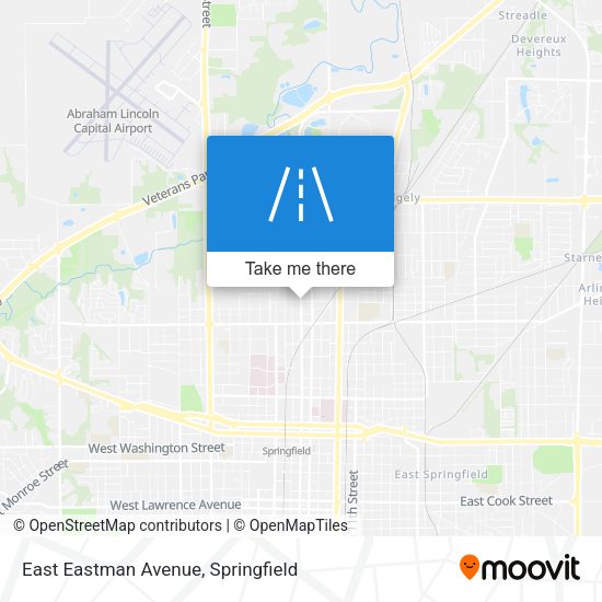 East Eastman Avenue map