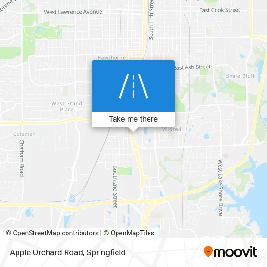 Apple Orchard Road map