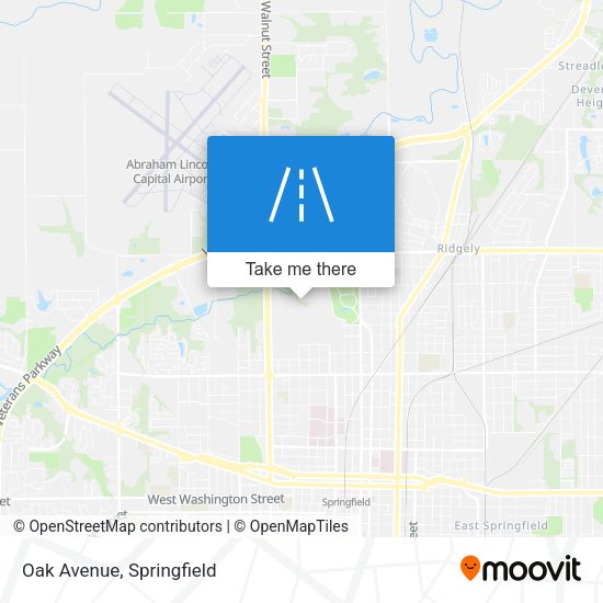 Mapa de Oak Avenue