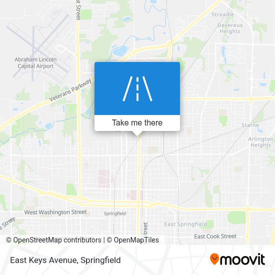 Mapa de East Keys Avenue