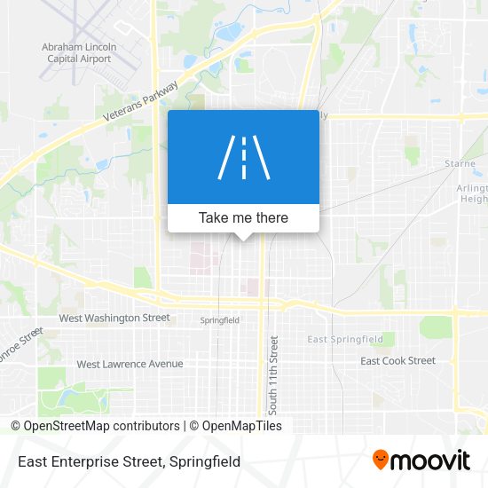 Mapa de East Enterprise Street