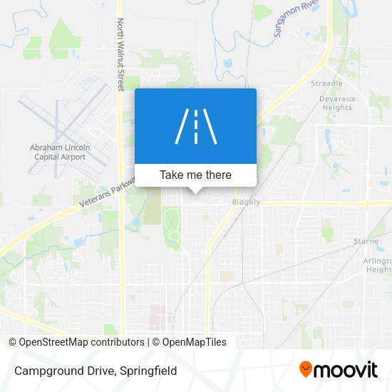 Campground Drive map