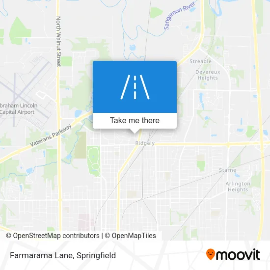 Farmarama Lane map