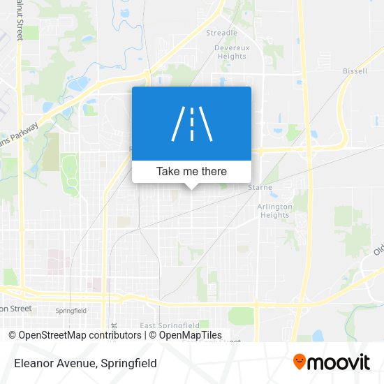 Mapa de Eleanor Avenue