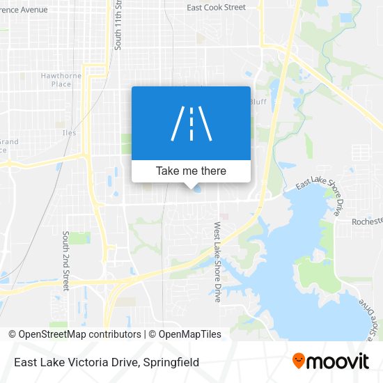 Mapa de East Lake Victoria Drive
