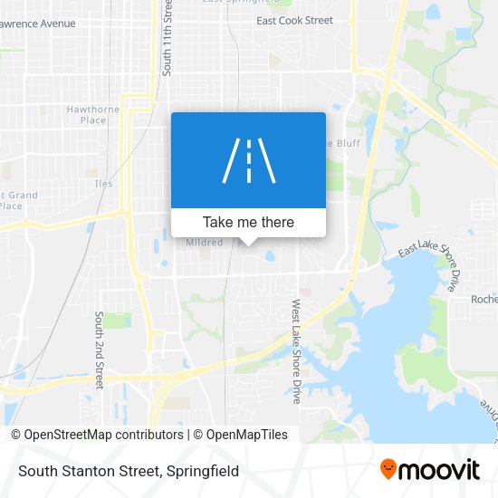 Mapa de South Stanton Street