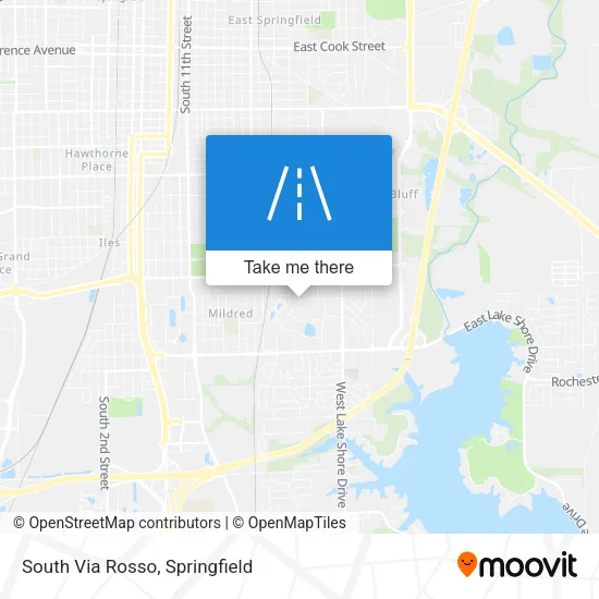 South Via Rosso map