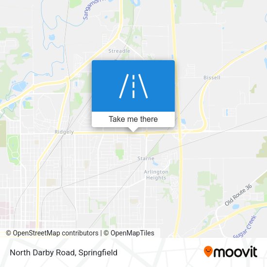 North Darby Road map