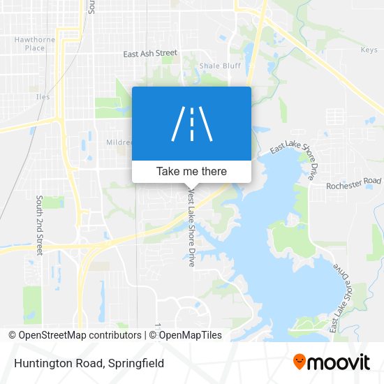 Mapa de Huntington Road