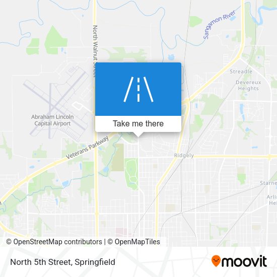 Mapa de North 5th Street