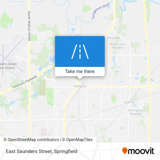 East Saunders Street map