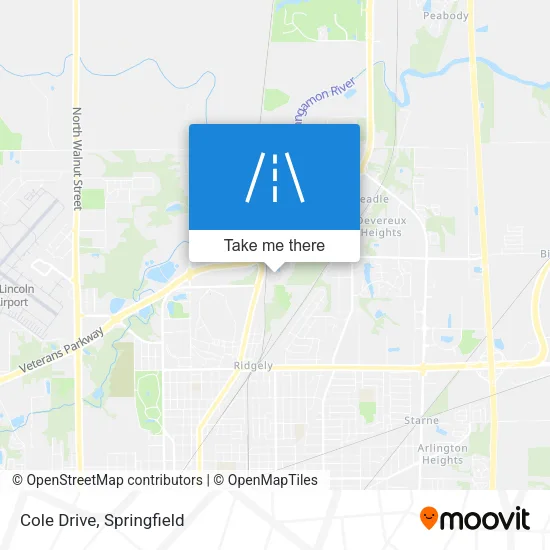 Cole Drive map