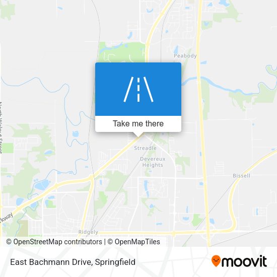 East Bachmann Drive map