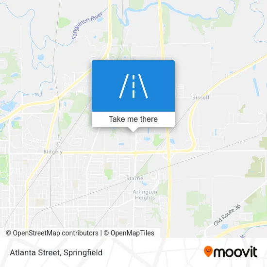 Atlanta Street map