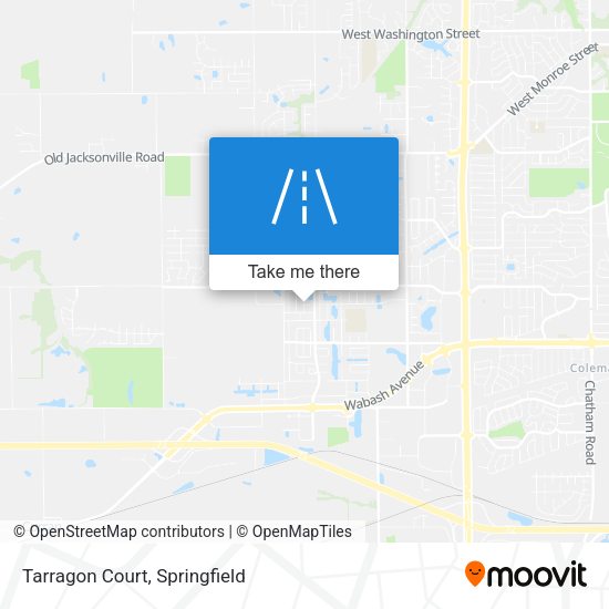 Tarragon Court map