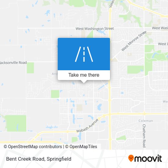 Bent Creek Road map