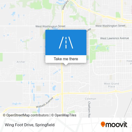 Mapa de Wing Foot Drive