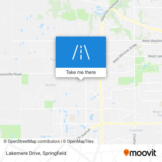 Lakemere Drive map