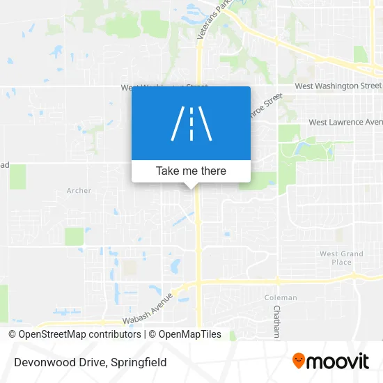 Devonwood Drive map